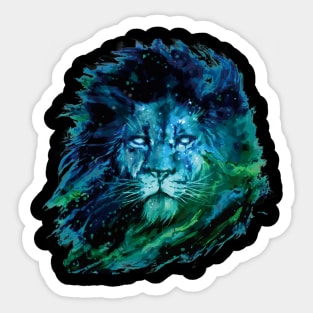 Galaxy Lion Sticker